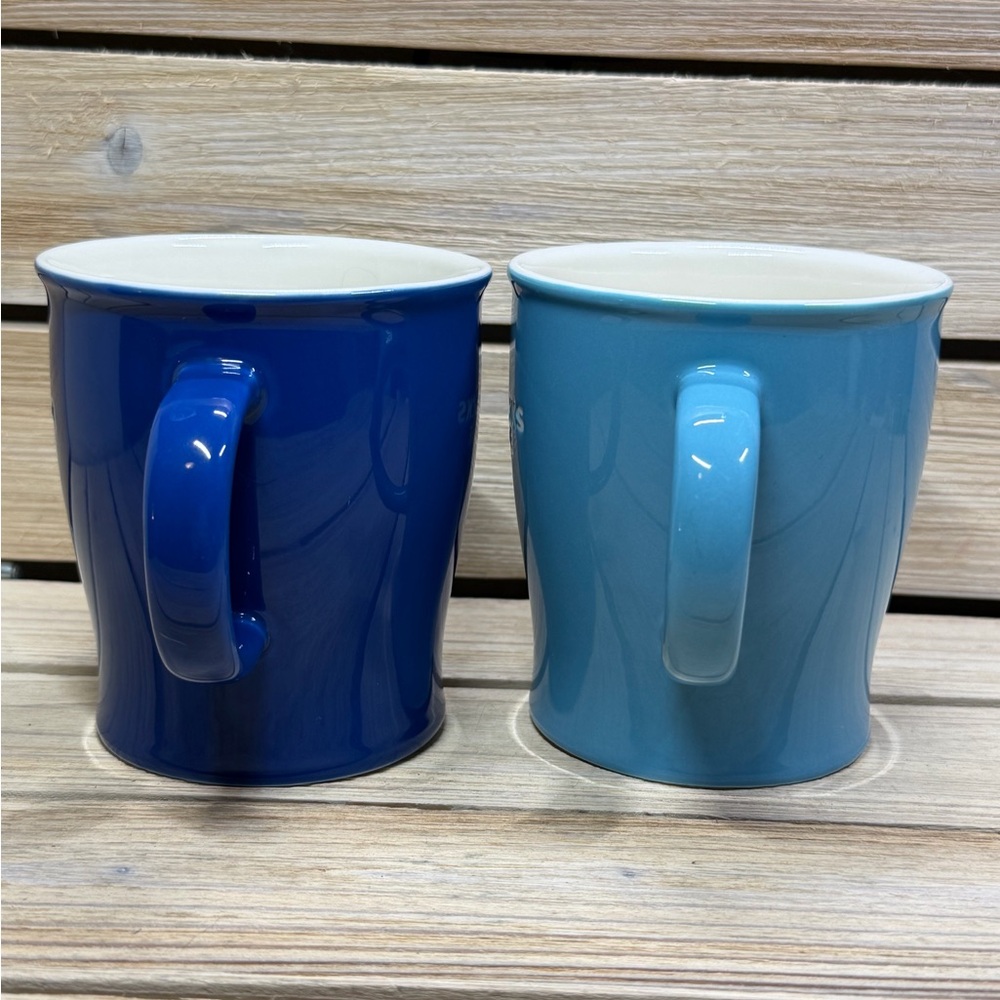Starbucks Blue Mugs - Set of 2 - Picture 3 of 8